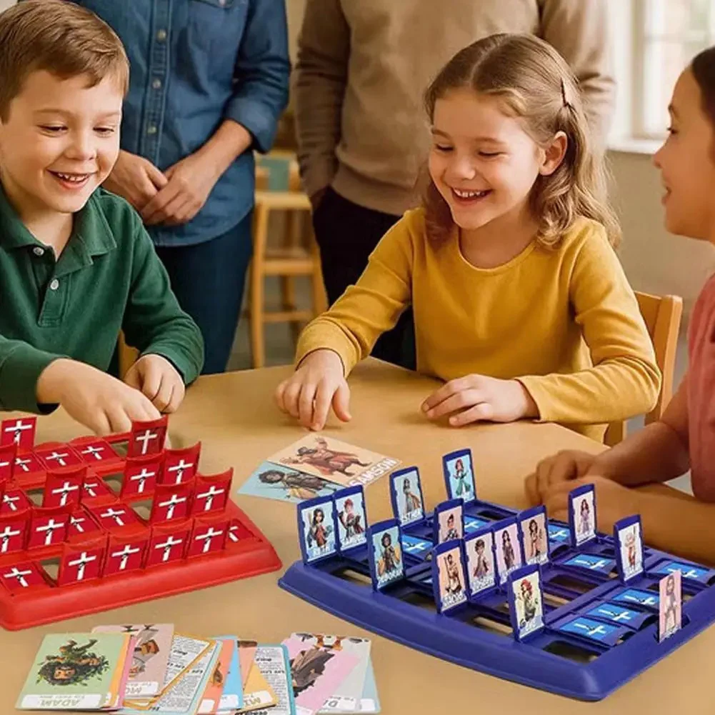 Bible Character Guessing Chess Board Game for Kids - Image 6