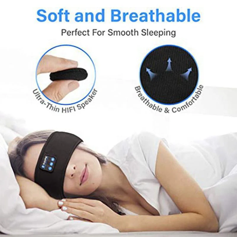 Bluetooth Sleeping Headband with Wireless Earphones - Image 2