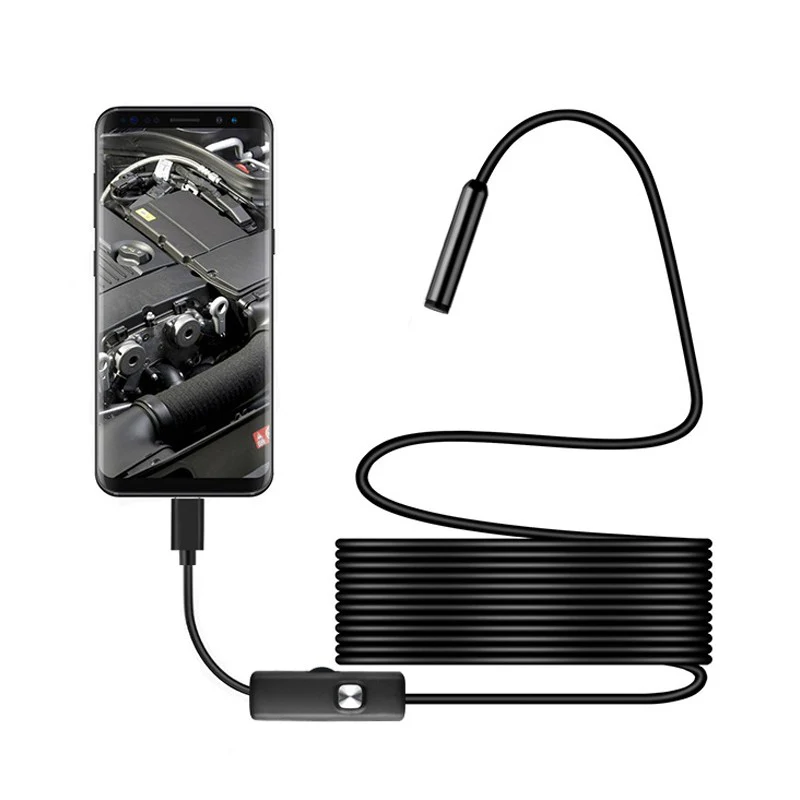 Borescope Camera 3-in-1 USB Type-C Endoscope β 1080P HD 8mm Inspection Camera, IP67 Waterproof Snake Camera for Android, Windows & Mac