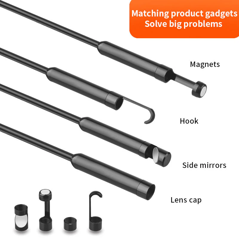 Borescope Camera 3-in-1 USB Type-C Endoscope β 1080P HD 8mm Inspection Camera, IP67 Waterproof Snake Camera for Android, Windows & Mac - Image 2