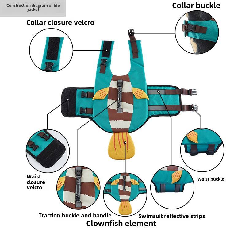Breathable Reflective Pet Flotation Life Vest - Image 4