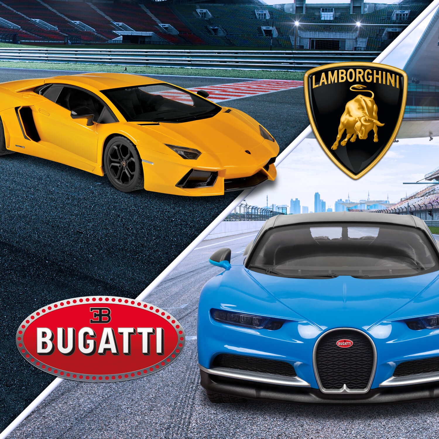 High-Speed RC Supercar Bundle โ Chiron & Aventador Style