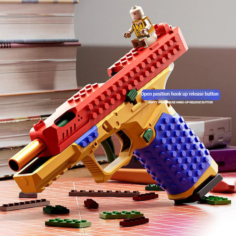 Build & Launch Block Shooter Toy Set – DIY Action Brick Gun - Image 4