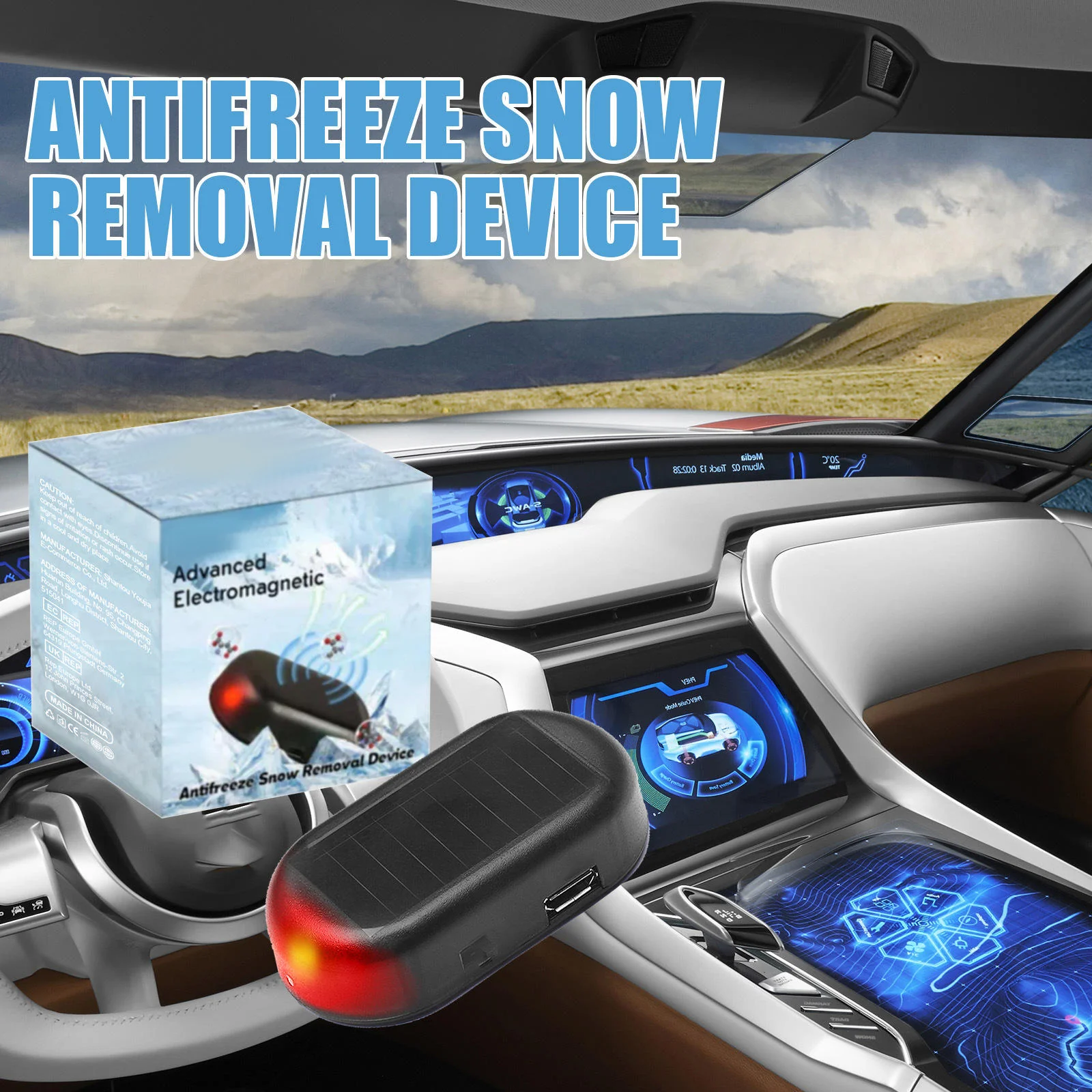 Car Windshield Anti-Ice & Snow Protection Device - Image 3