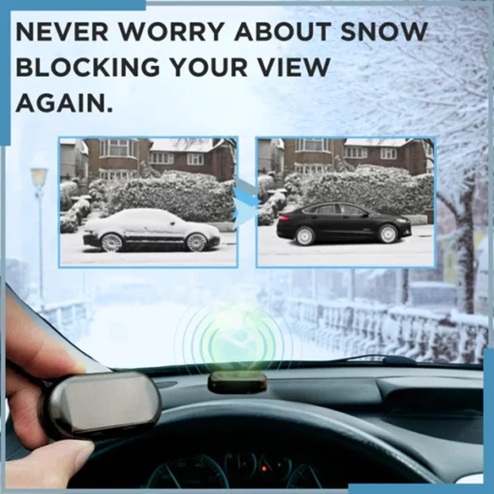 Car Windshield Anti-Ice & Snow Protection Device - Image 6