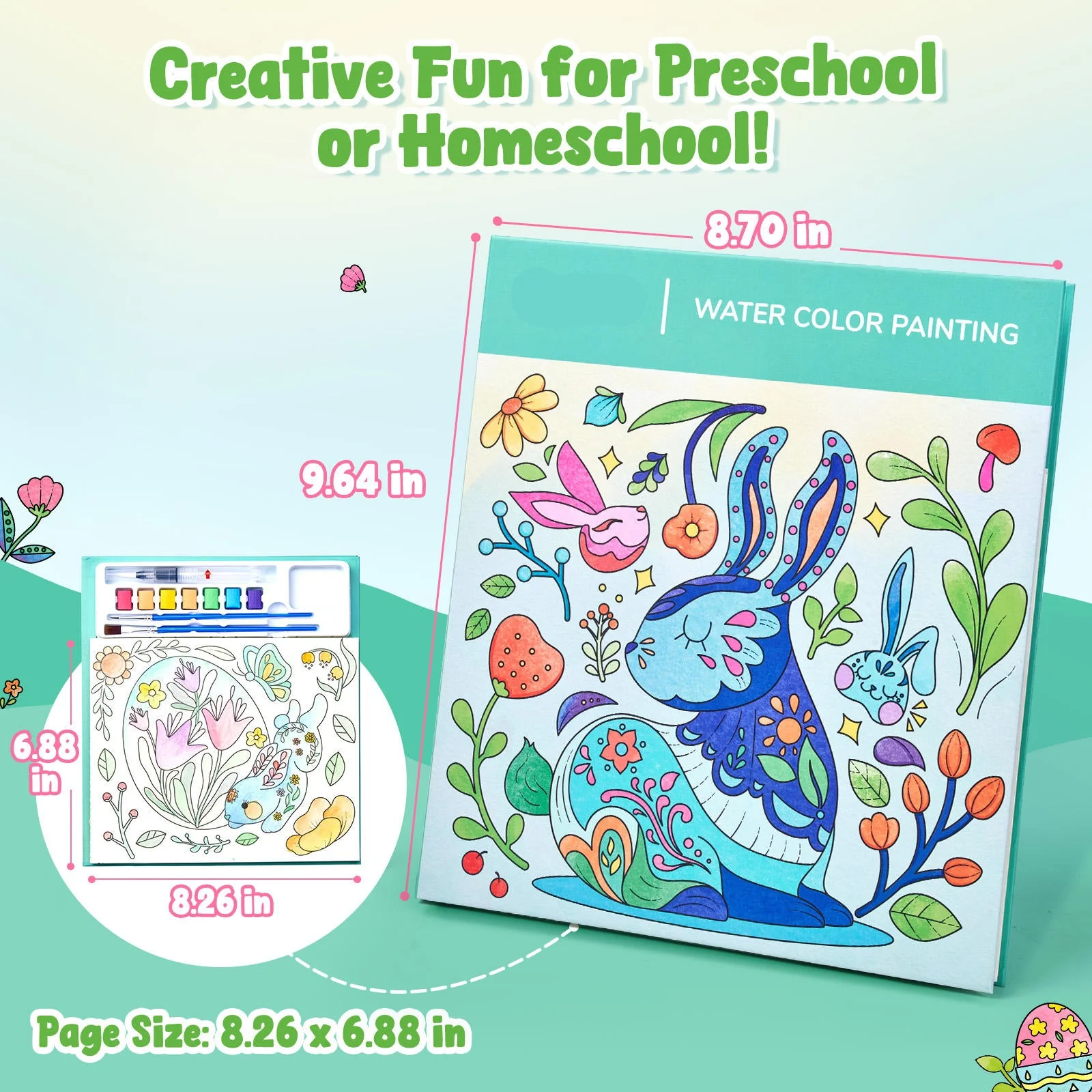 Children's Mess-Free Water Coloring Book - Image 4