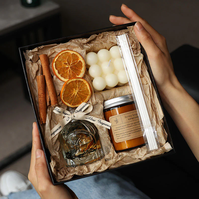 Christmas Aromatherapy Soy Candle Gift Box β Handmade Natural Scented Candle - Image 5