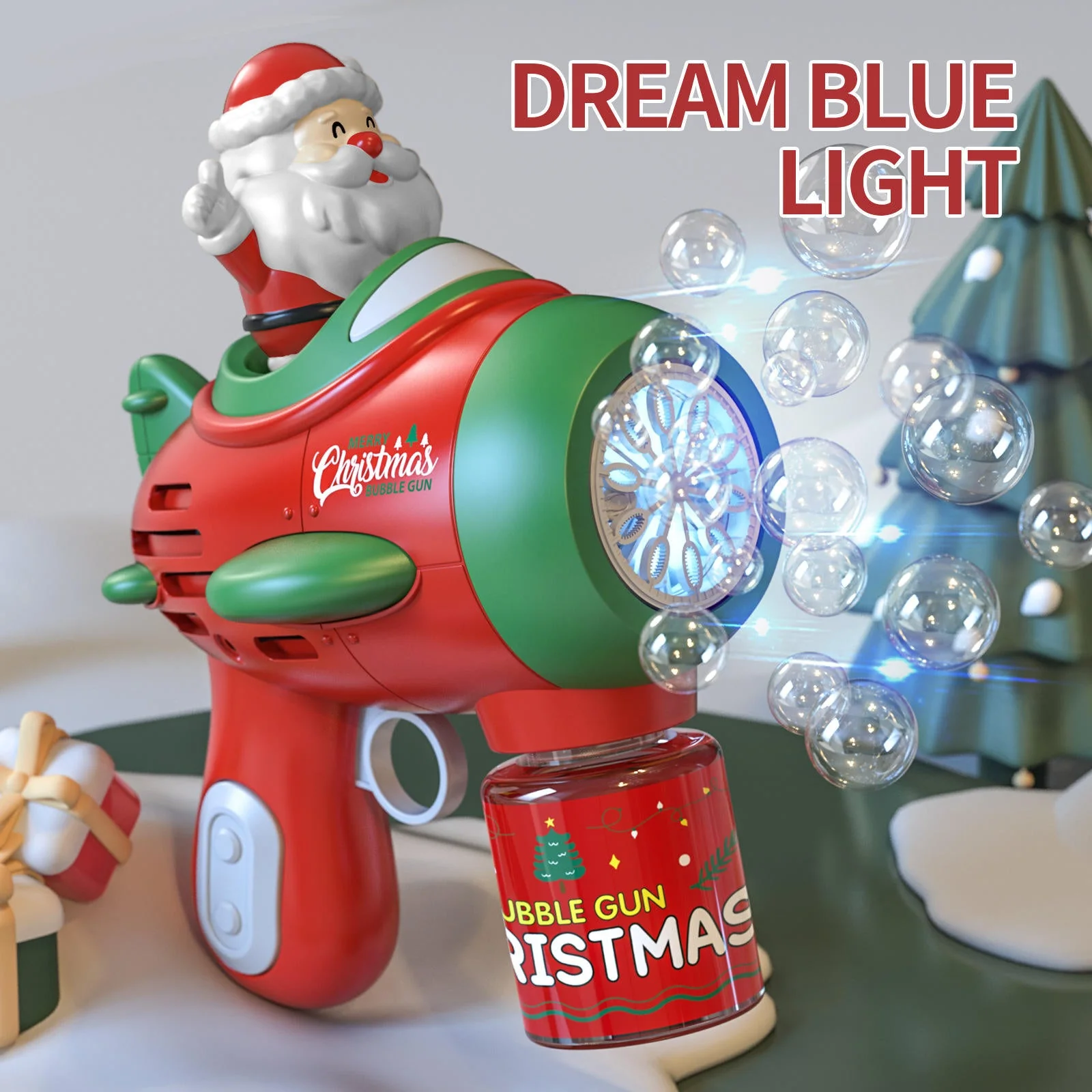 Christmas Automatic Bubble Gun – Handheld Bubble Machine for Kids - Image 5