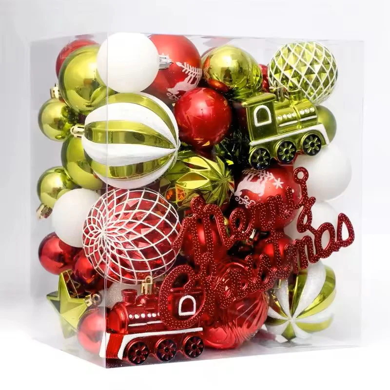 Christmas Ball Hanging Ornaments – 6cm Colorful Bauble Gift Set - Image 2