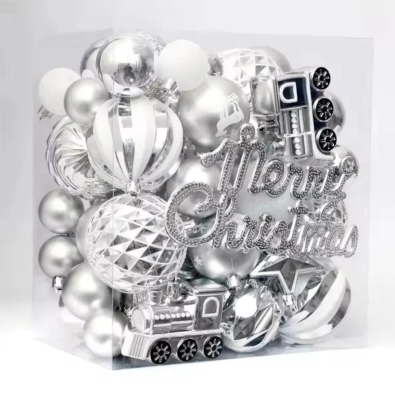Christmas Ball Hanging Ornaments – 6cm Colorful Bauble Gift Set - Image 5