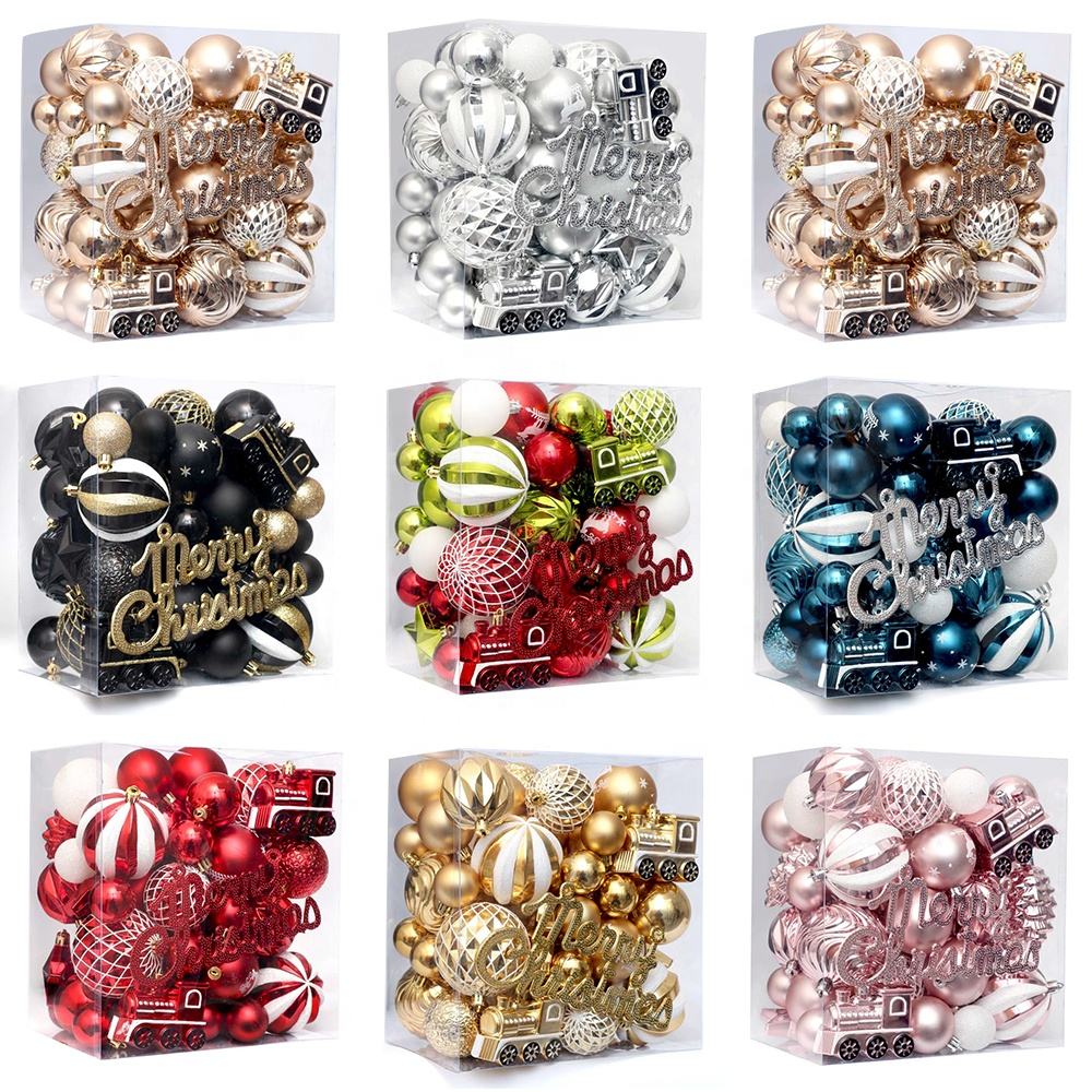 Christmas Ball Hanging Ornaments – 6cm Colorful Bauble Gift Set - Image 6