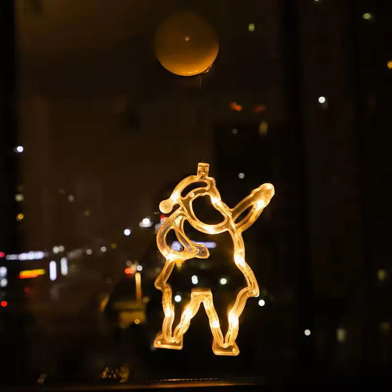 Christmas Fairy Lights β Star & Moon Solar LED Curtain String Lights - Image 3