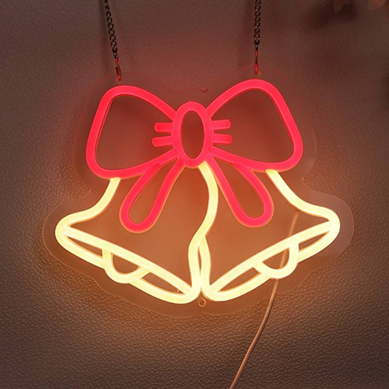 Christmas Neon Light Sign – USB-Powered LED Wall Decor - Image 3
