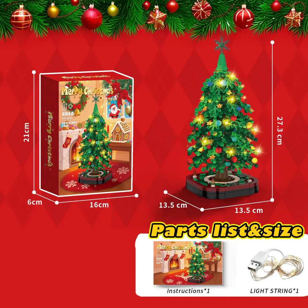 Christmas Tree Building Block Ornament Set β Creative DIY Holiday Toy Decoration Kit - Image 6