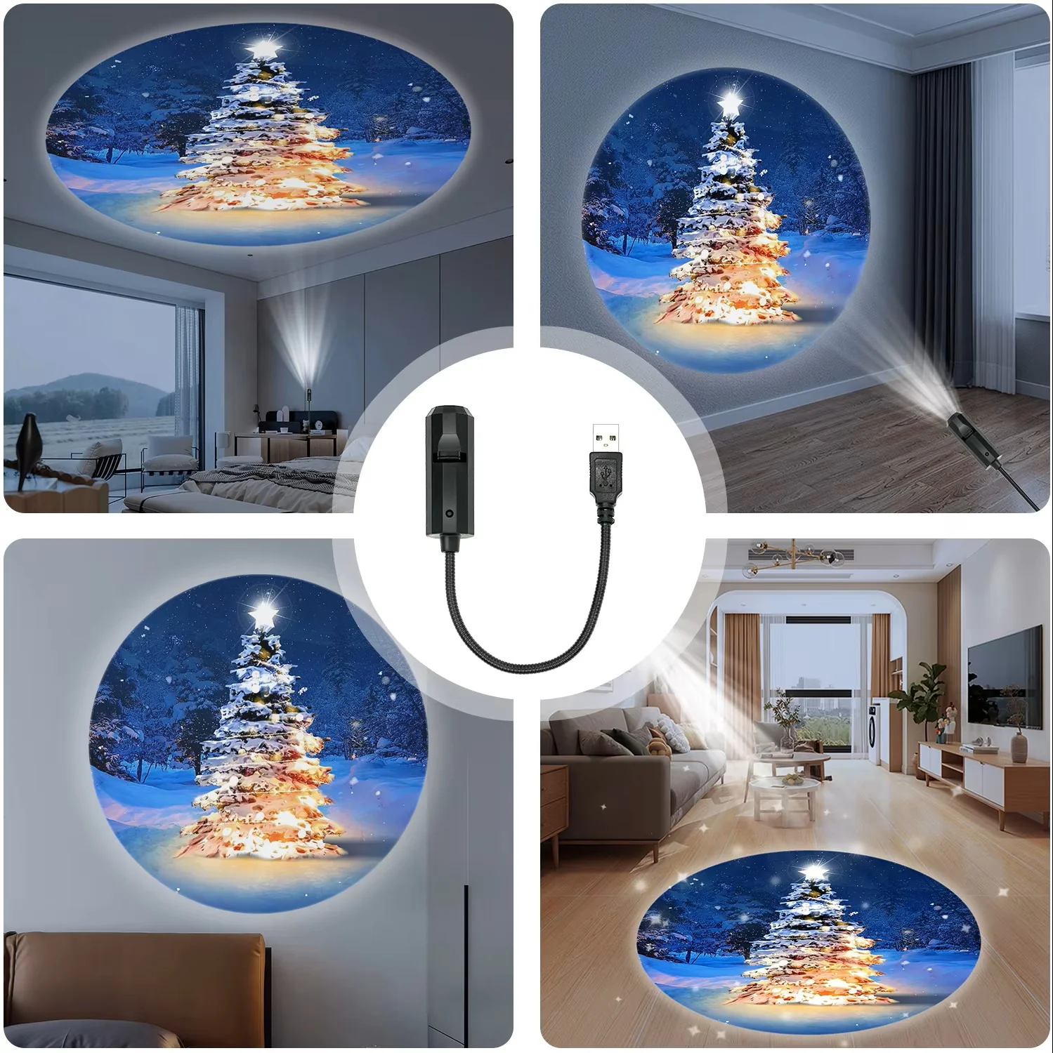 Christmas Tree LED Projection Light - Image 3