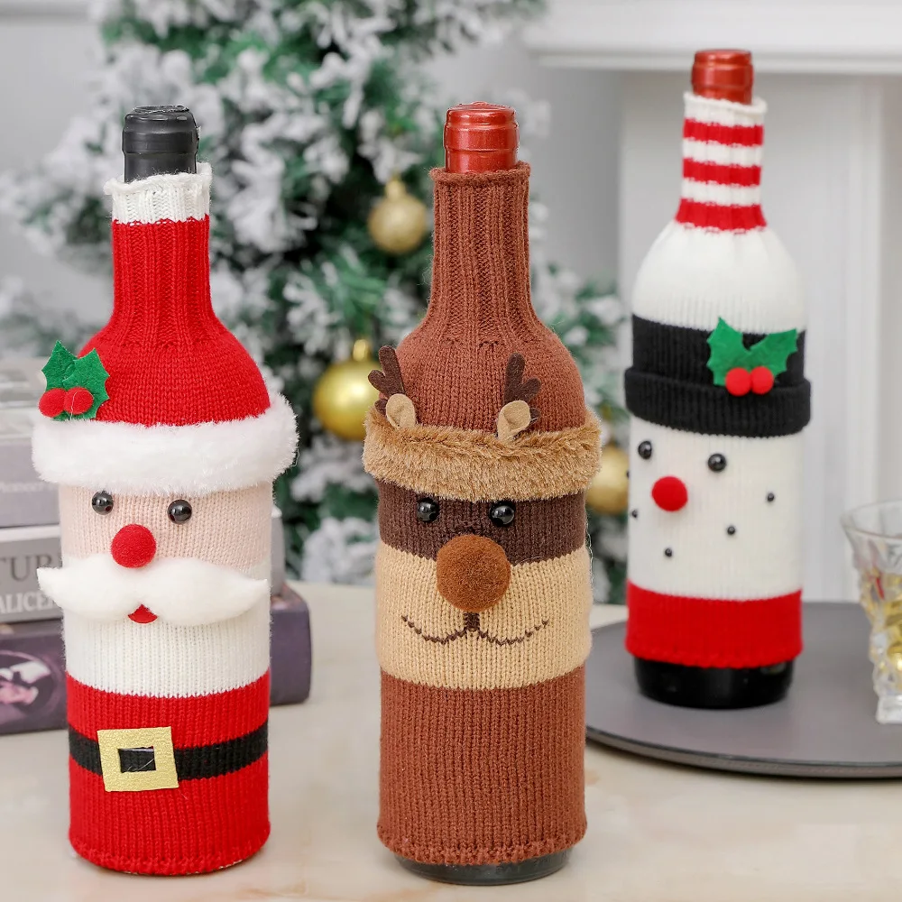 Christmas Wine Bottle Covers - Image 2