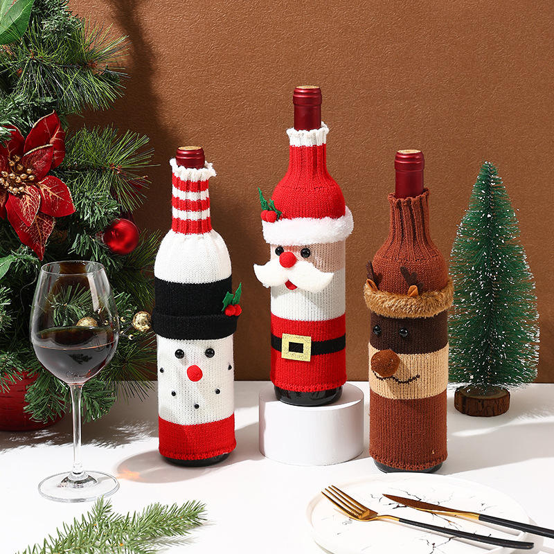 Christmas Wine Bottle Covers - Image 3