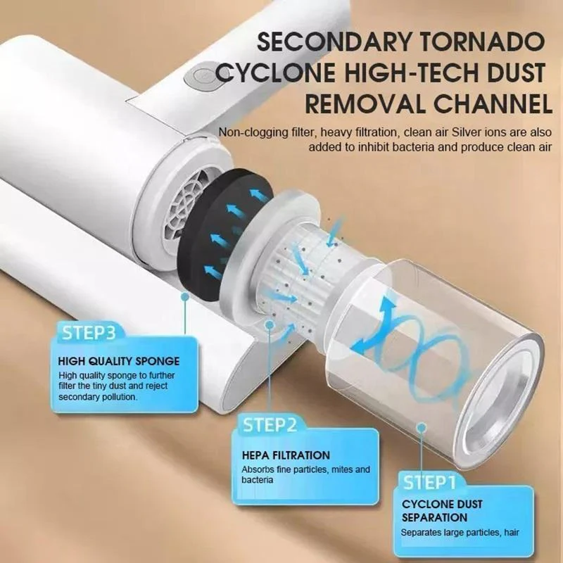 Cordless UV Mattress Vacuum & Mite Remover – Handheld Fabric Sterilizer & Deep Cleaner - Image 2