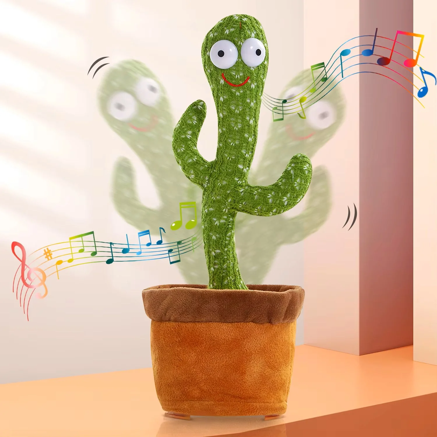 Dancing Cactus Repeat Talking Toy โ Electronic Singing & Talking Plush - Image 11