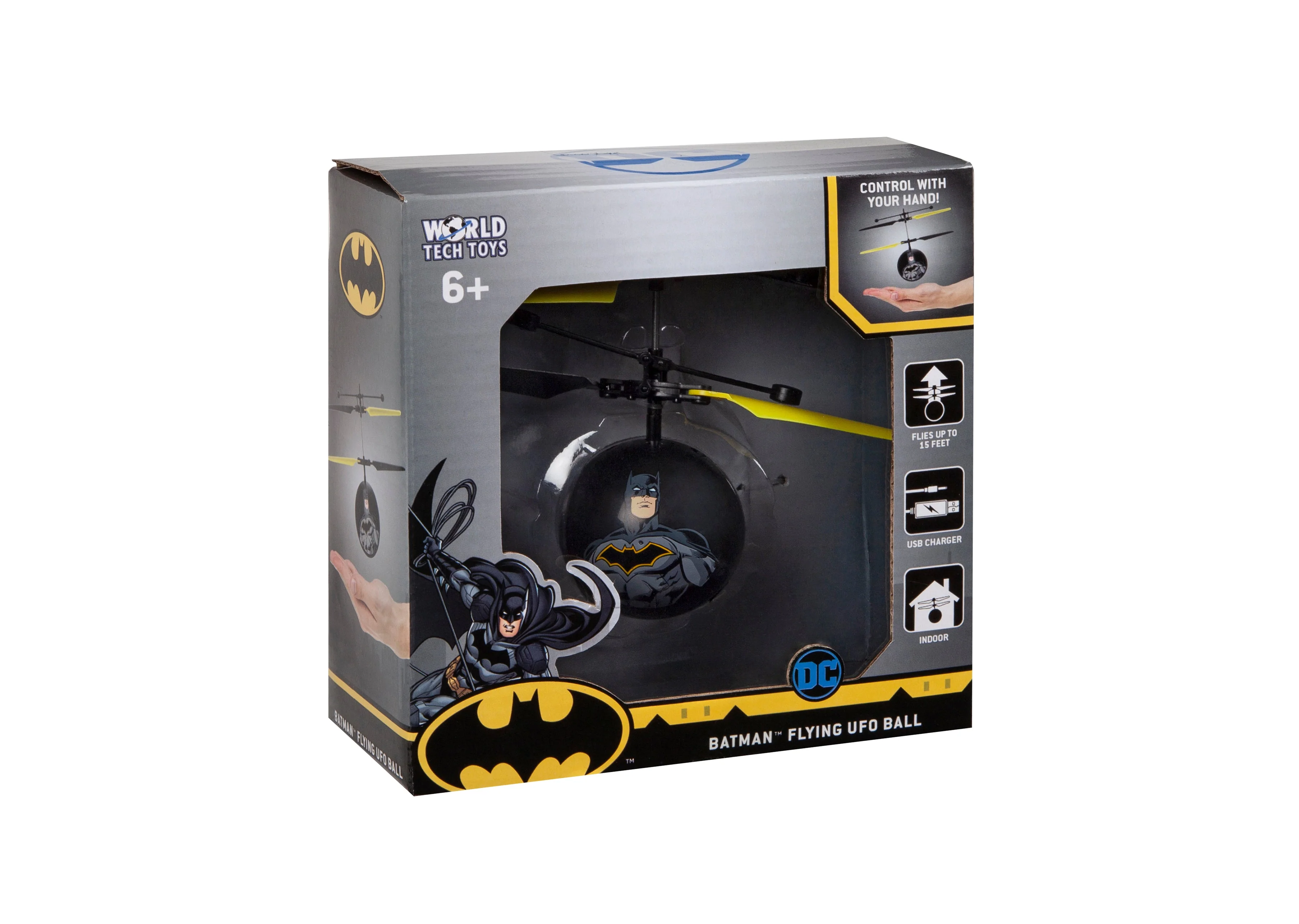 DC Justice League Batman IR UFO Ball Helicopter - Image 5