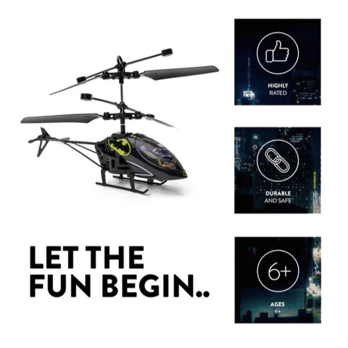 DC Superheroes 2CH IR RC Helicopter Series β Batman, Superman & Wonder Woman - Image 2