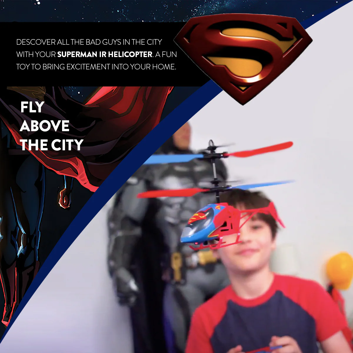 DC Superheroes 2CH IR RC Helicopter Series β Batman, Superman & Wonder Woman - Image 4