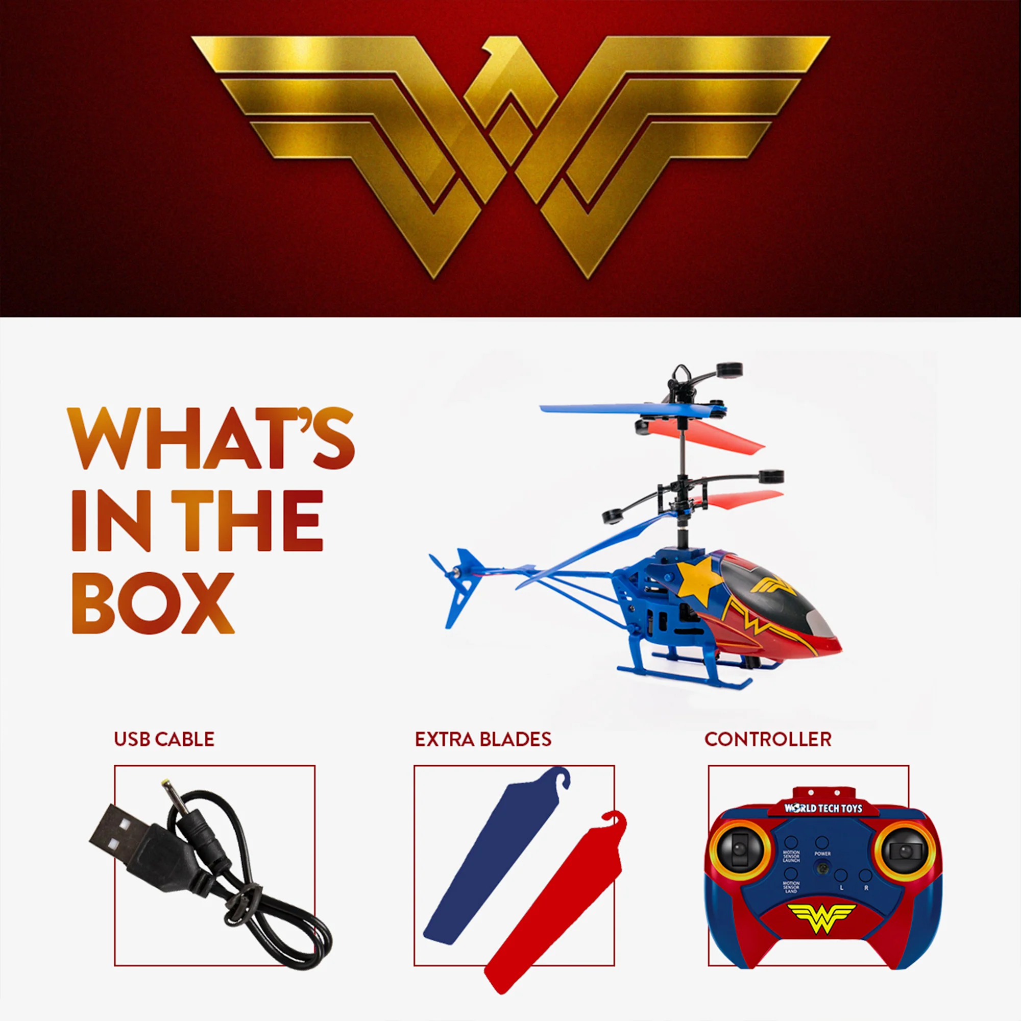 DC Superheroes 2CH IR RC Helicopter Series β Batman, Superman & Wonder Woman - Image 6
