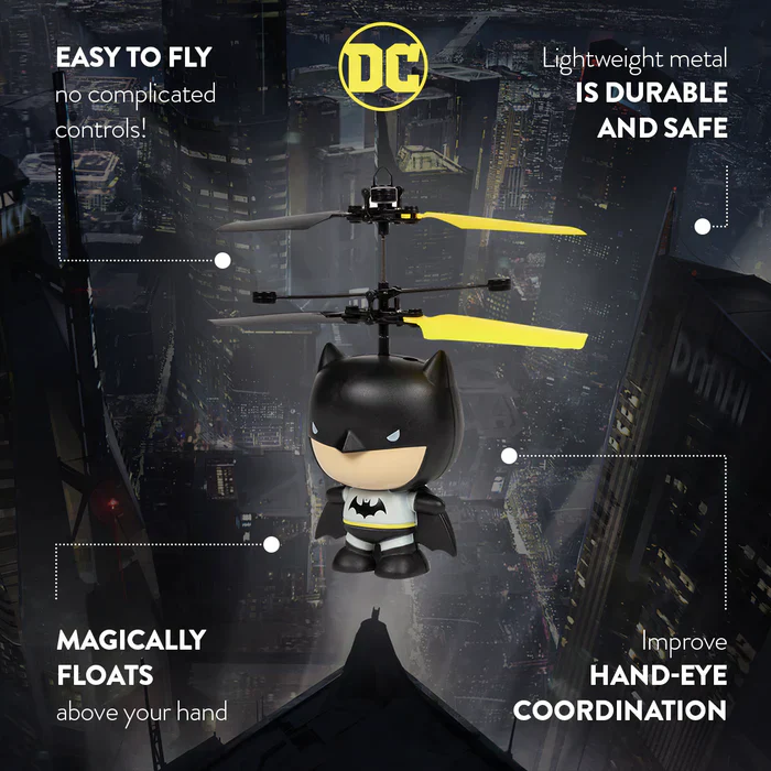 DC Superheroes 3.5" UFO Helicopter Series β Motion Sensor Flying Figures - Image 7