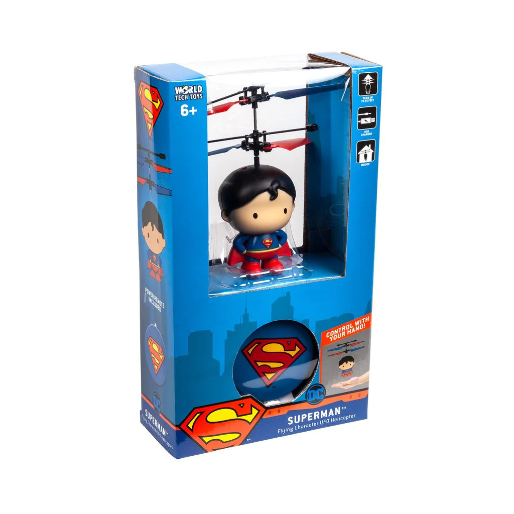 DC Superheroes 3.5" UFO Helicopter Series β Motion Sensor Flying Figures - Image 9