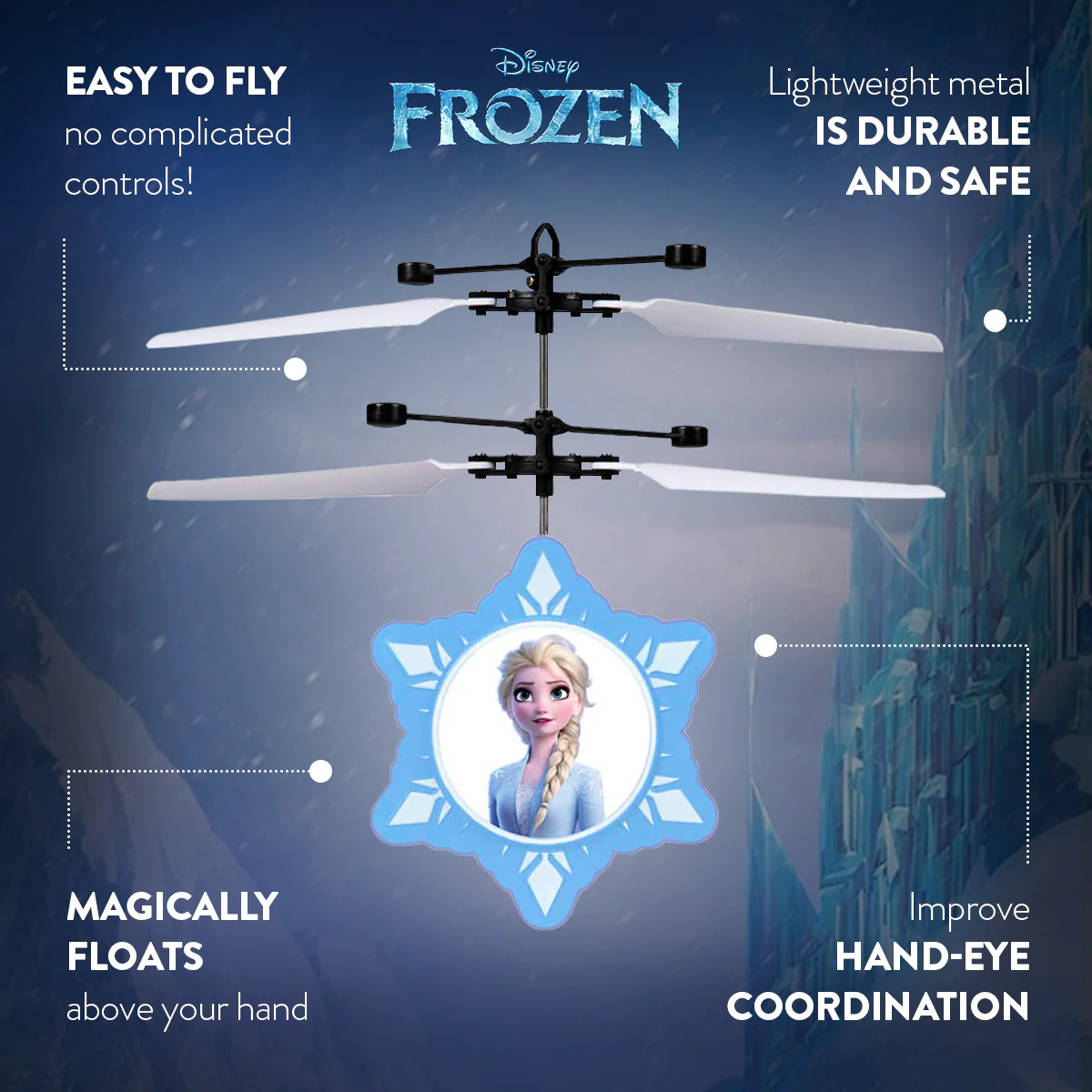 Disney Frozen Elsa Motion Sensing IR UFO Ball Helicopter - Image 2