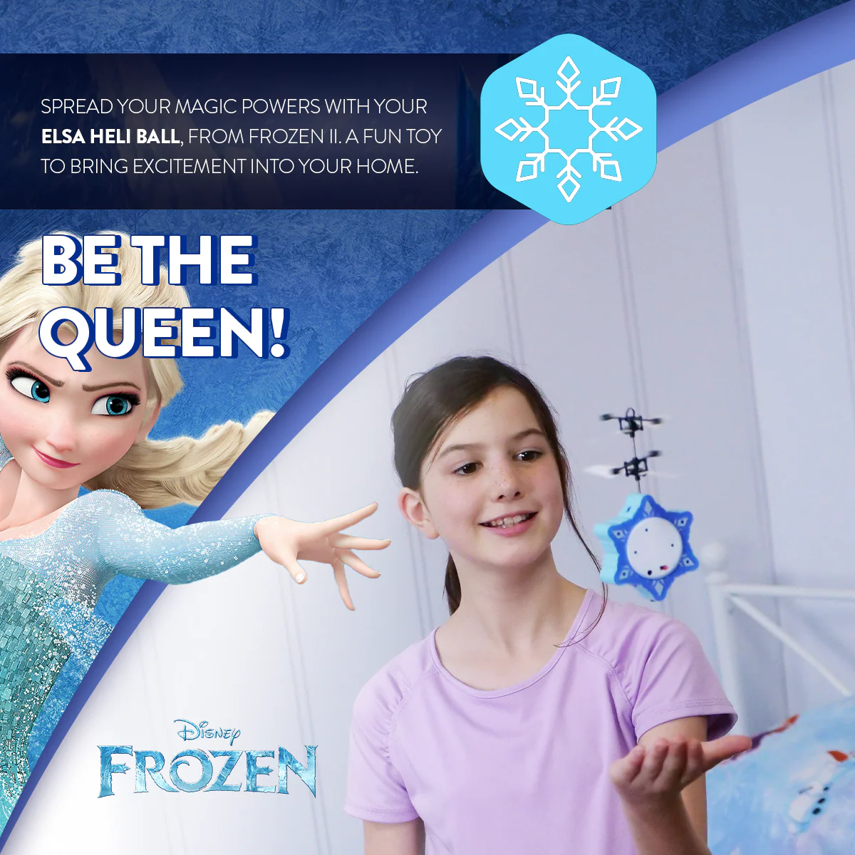 Disney Frozen Elsa Motion Sensing IR UFO Ball Helicopter - Image 4