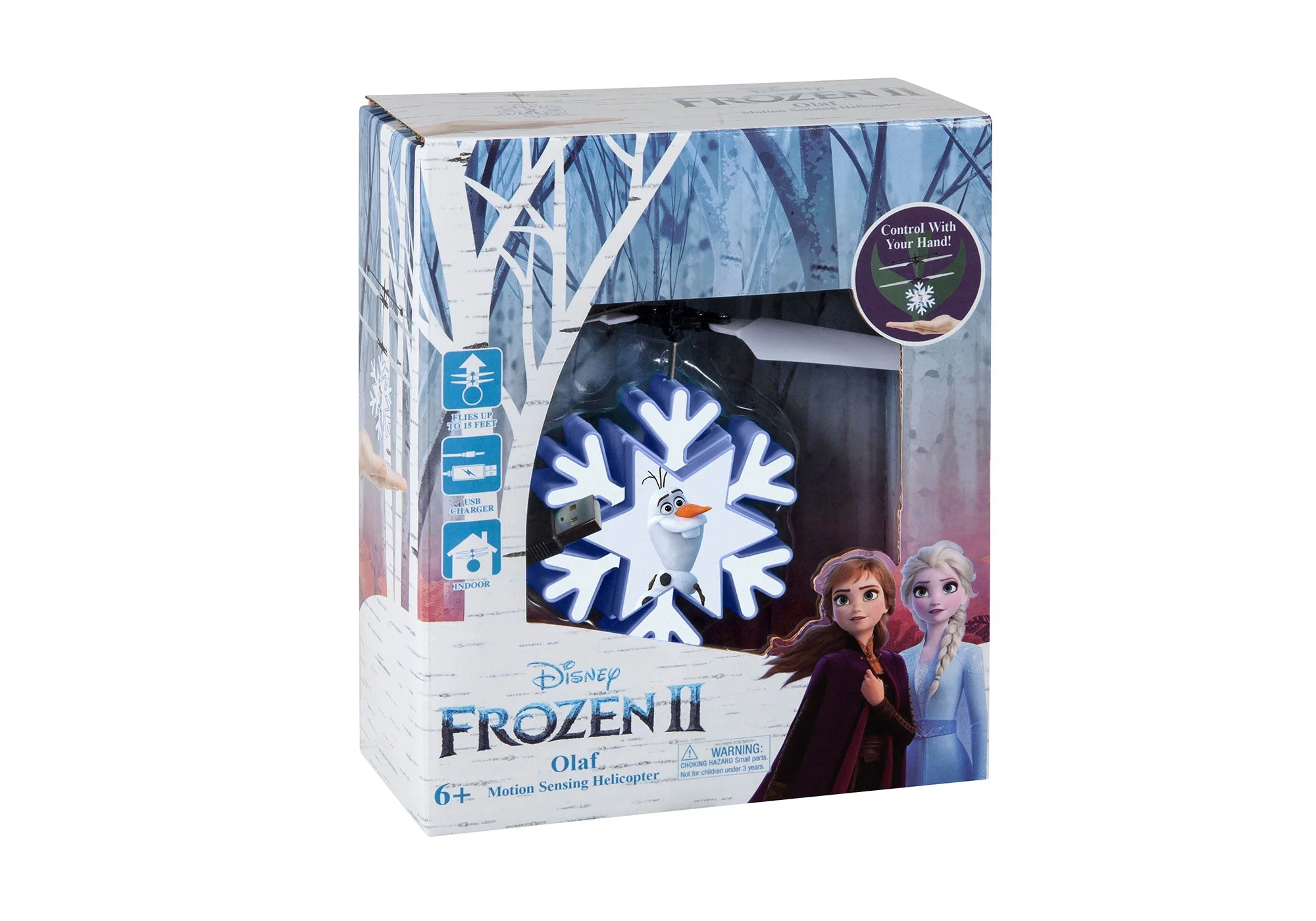 Disney Frozen Olaf Motion Sensing IR UFO Ball Helicopter - Image 7