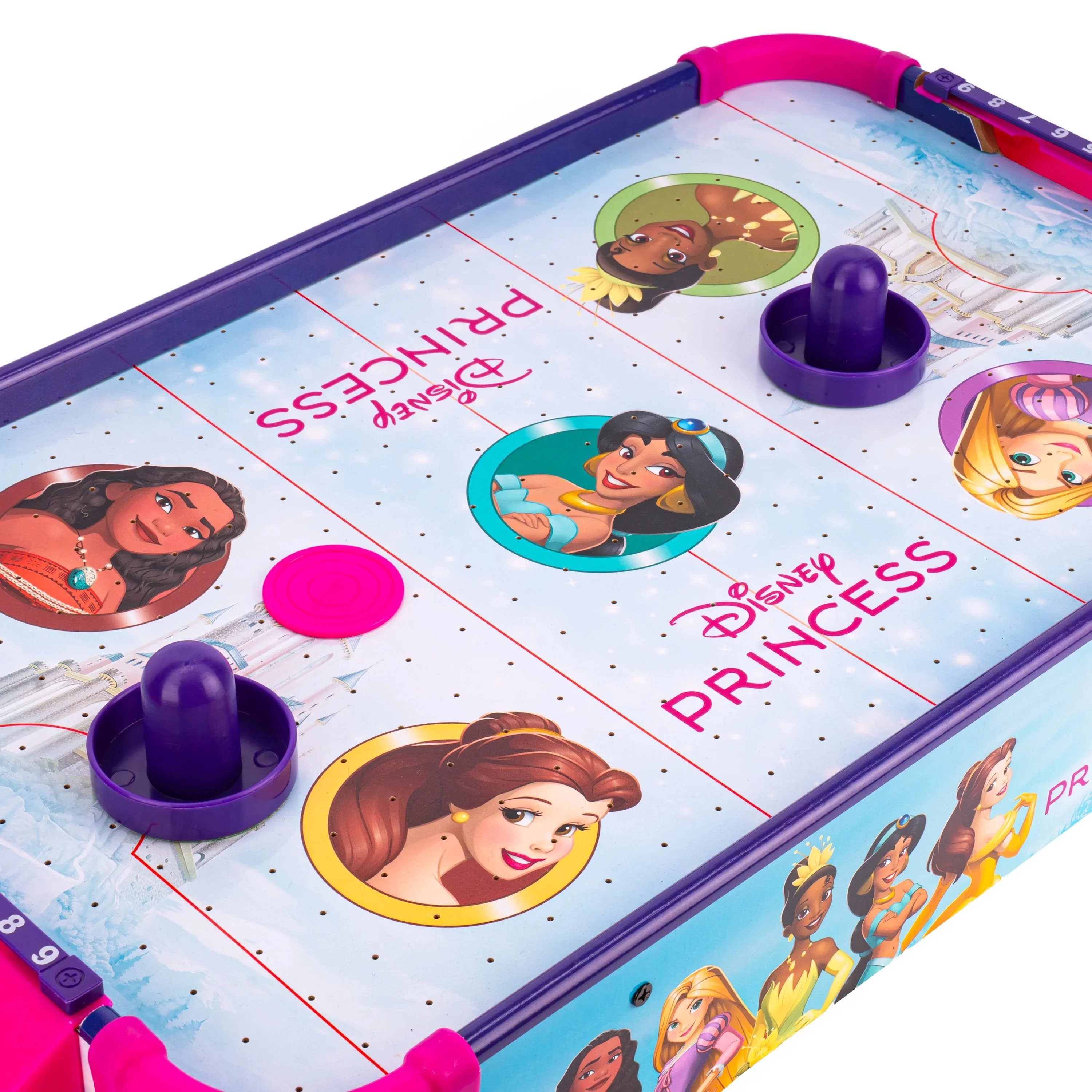 Disney Princess Electronic Tabletop Air Hockey (Wood) - Image 2
