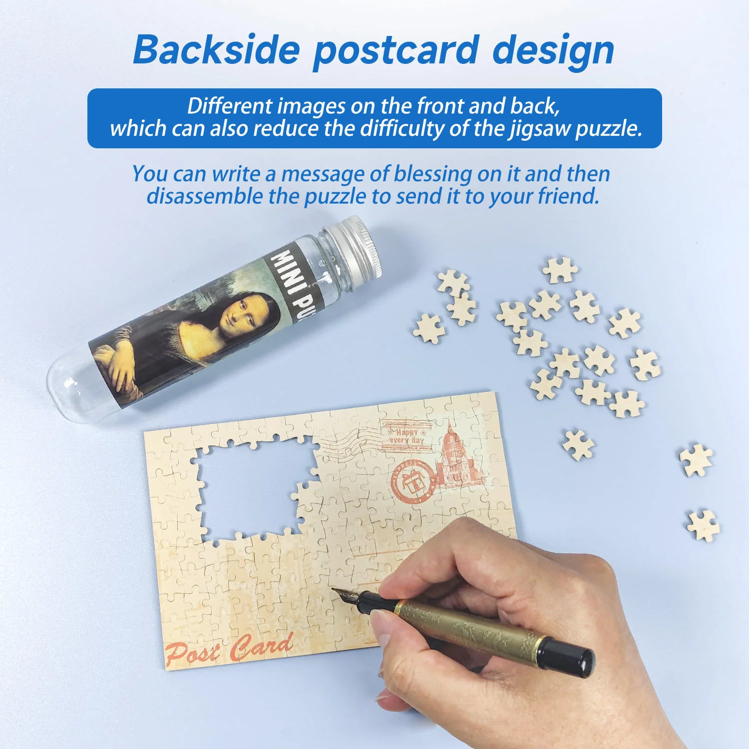 DIY 150-Piece Cardboard Tube Jigsaw Puzzle - Image 5
