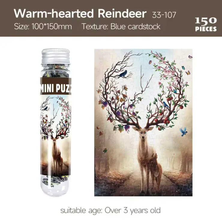 DIY 150-Piece Cardboard Tube Jigsaw Puzzle - Image 9