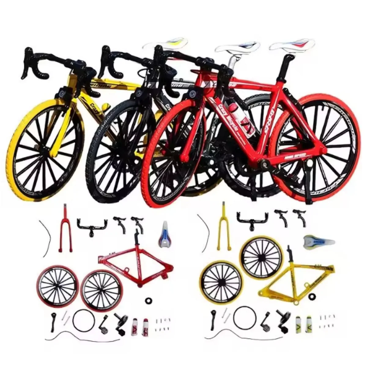 DIY Alloy Bicycle Model Kit