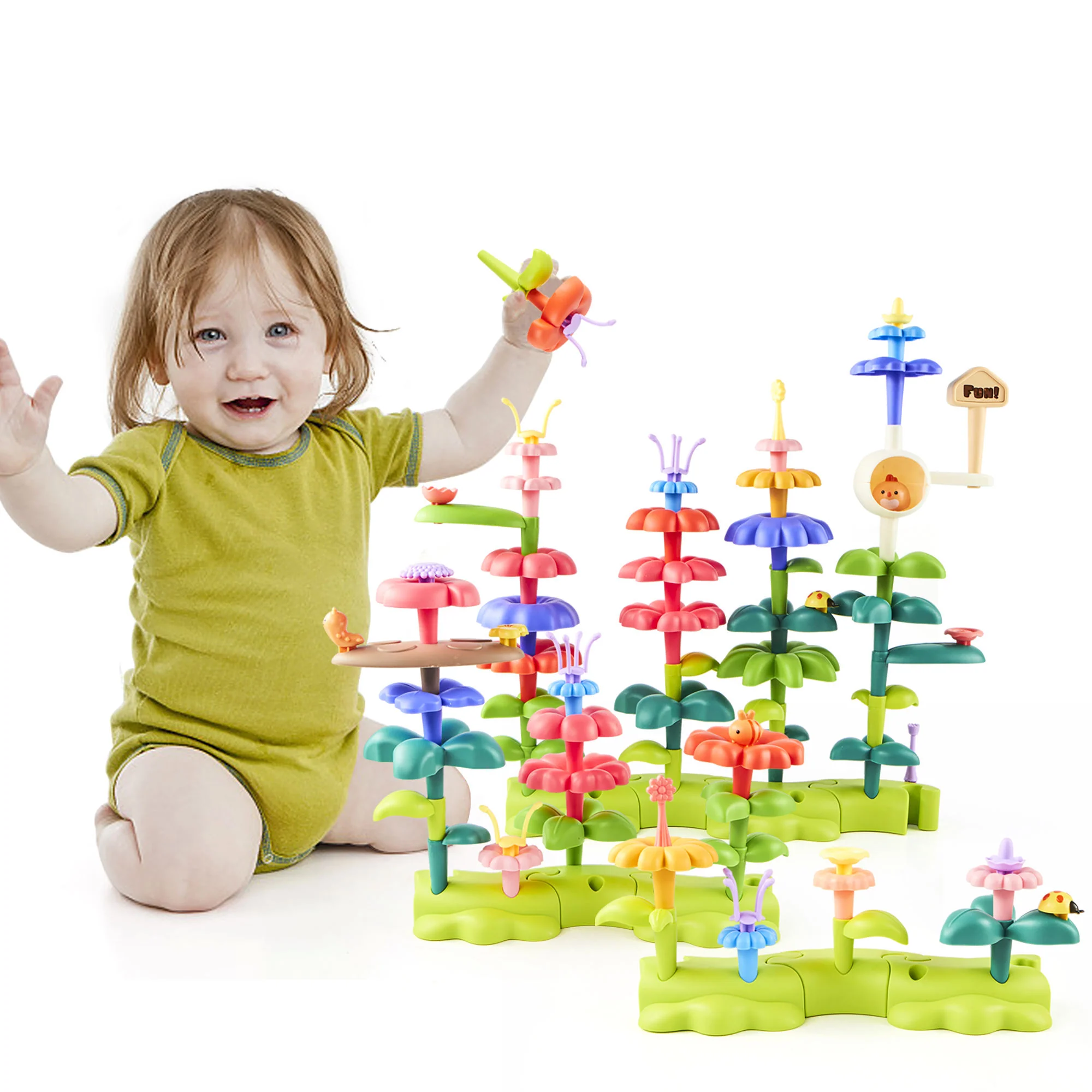 DIY Flower Garden Building Blocks – Creative STEM Construction Toy - Image 5
