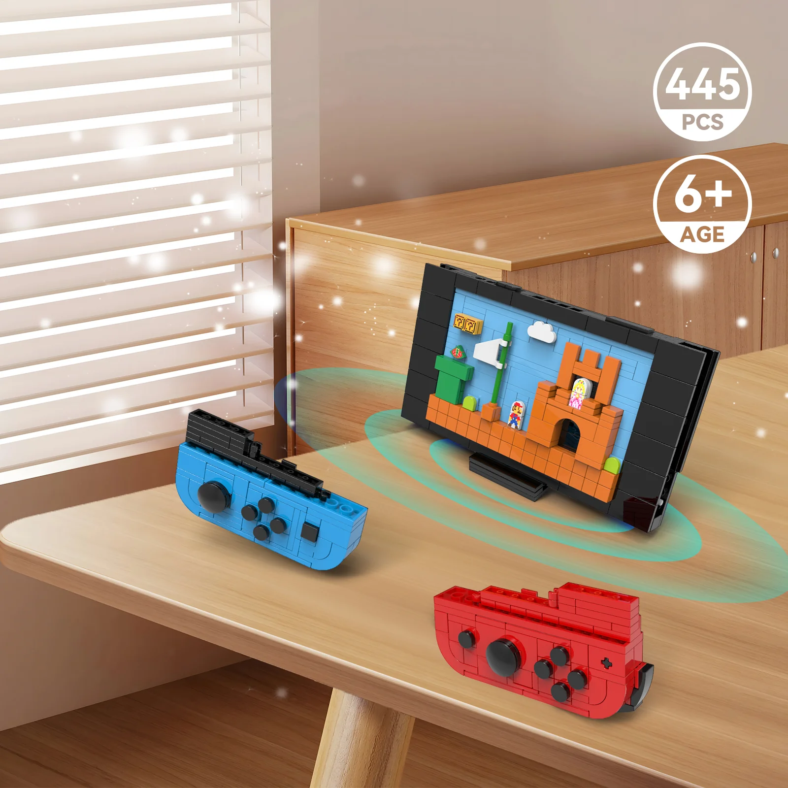 DIY Handheld Gaming Console MOC Building Block Set β Creative Switch Model Toy β Unique Gift for Gamers & Kids - Image 4