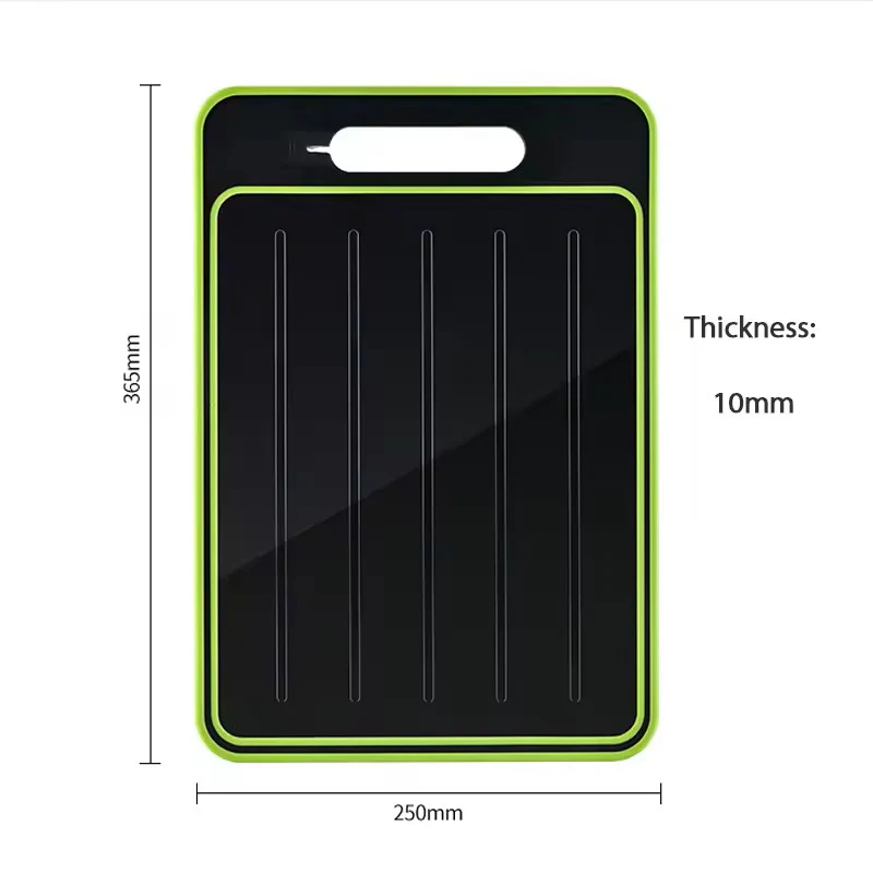 Double-Sided Cutting Board with Defrosting Tray & Knife Sharpener - Image 7