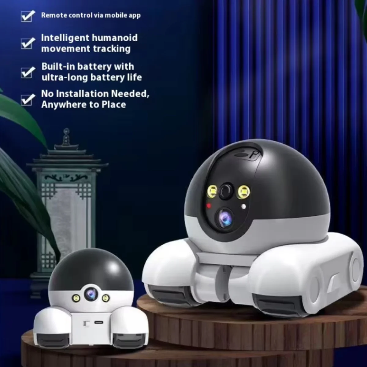 Dual-Screen Mobile Smart Monitoring Camera - Image 6