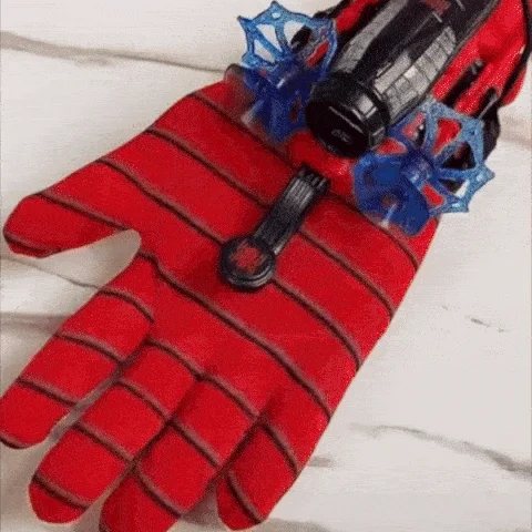 LED Flying Web-Shooter Toy for Kids with Interactive Wall Launcher - Image 4