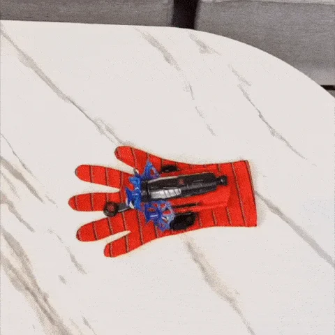 LED Flying Web-Shooter Toy for Kids with Interactive Wall Launcher - Image 5