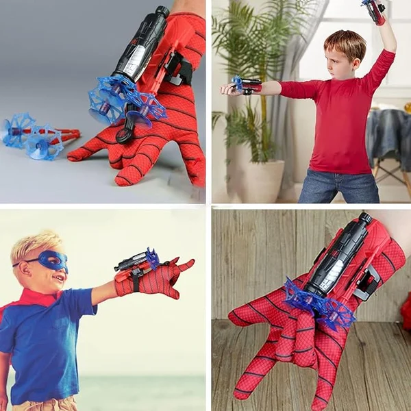 LED Flying Web-Shooter Toy for Kids with Interactive Wall Launcher - Image 7