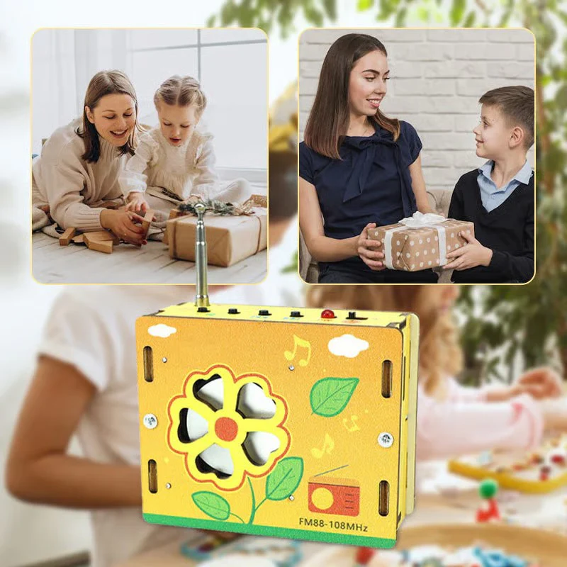Educational DIY Mini Radio Kit for Kids - STEM Science Experiment Building Set - Image 3