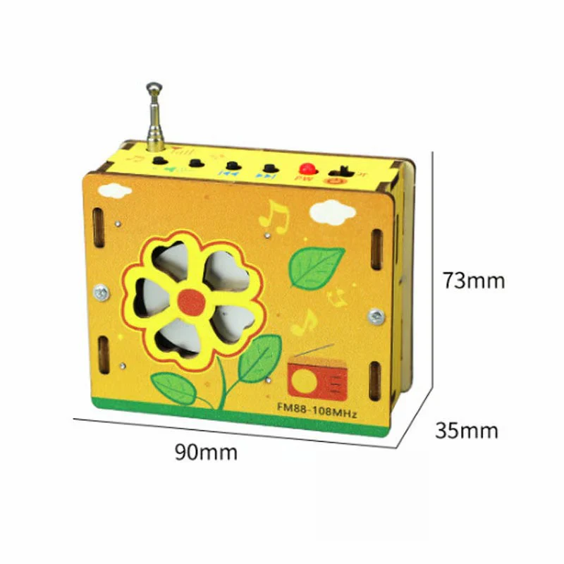 Educational DIY Mini Radio Kit for Kids - STEM Science Experiment Building Set - Image 4