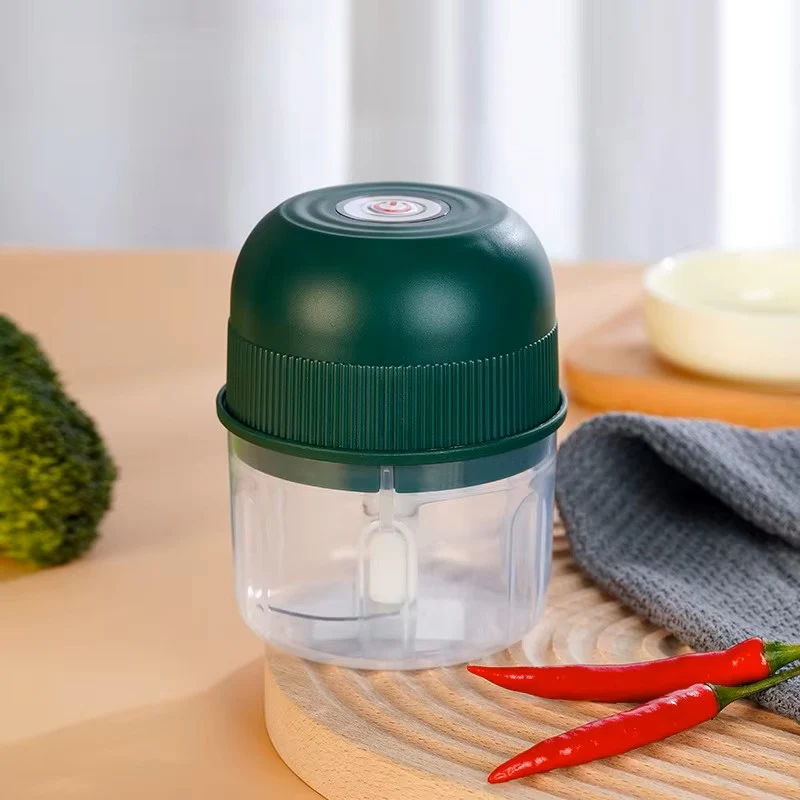 Electric Garlic Press & Vegetable Chopper - Portable Mini Food Processor & Meat Grinder - USB Rechargeable Onion & Pepper Mincer - Image 4