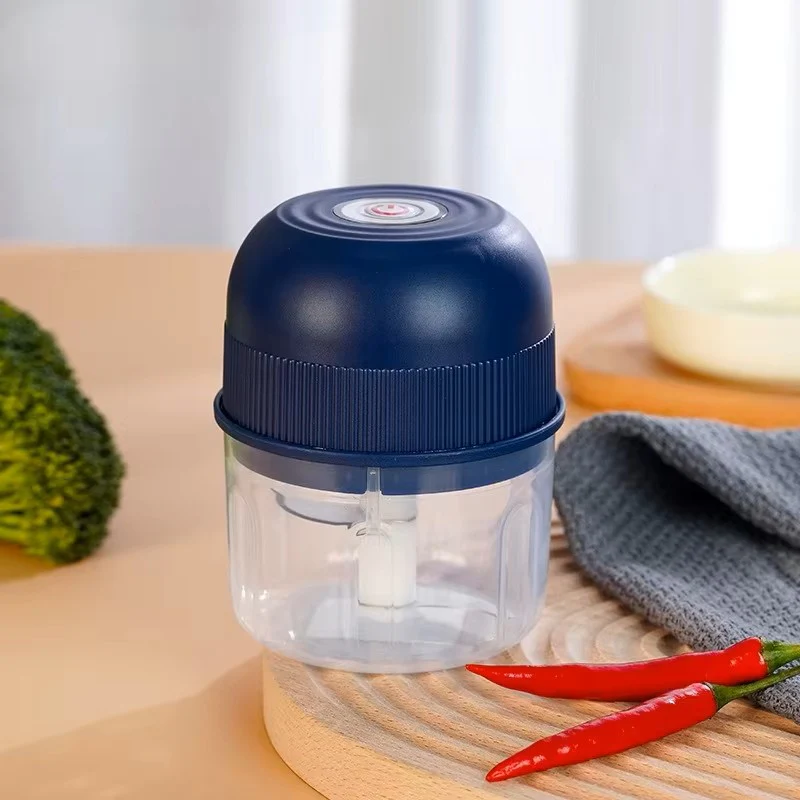 Electric Garlic Press & Vegetable Chopper - Portable Mini Food Processor & Meat Grinder - USB Rechargeable Onion & Pepper Mincer - Image 5