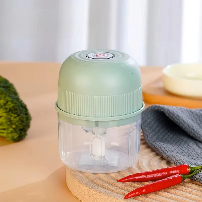 Electric Garlic Press & Vegetable Chopper - Portable Mini Food Processor & Meat Grinder - USB Rechargeable Onion & Pepper Mincer - Image 6