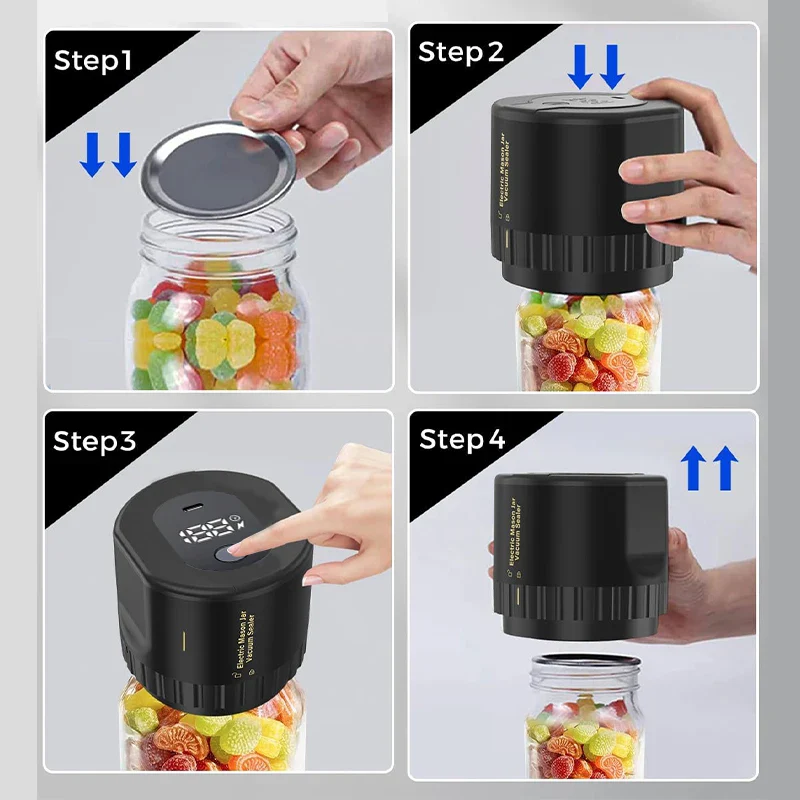 Electric Jar Vacuum Sealer Kit - Image 5