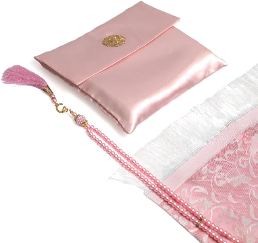 Elegant 3-Piece Travel Prayer Mat & Tasbih Gift Set